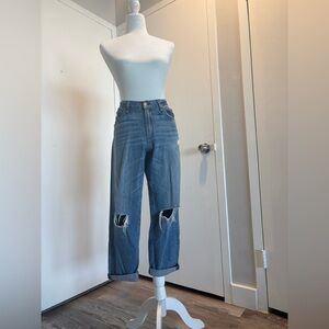 Rag & Bone Distressed Blue Jeans